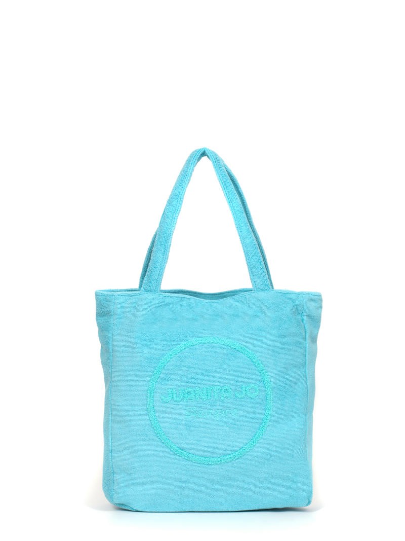 Bolso De Playa Bahia Mediano Turquesa