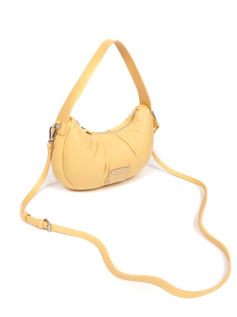 Cartera Baguette Amarilla Chica Brigid