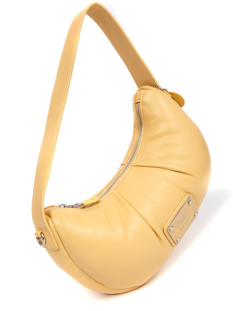 Cartera Baguette Amarilla Chica Brigid