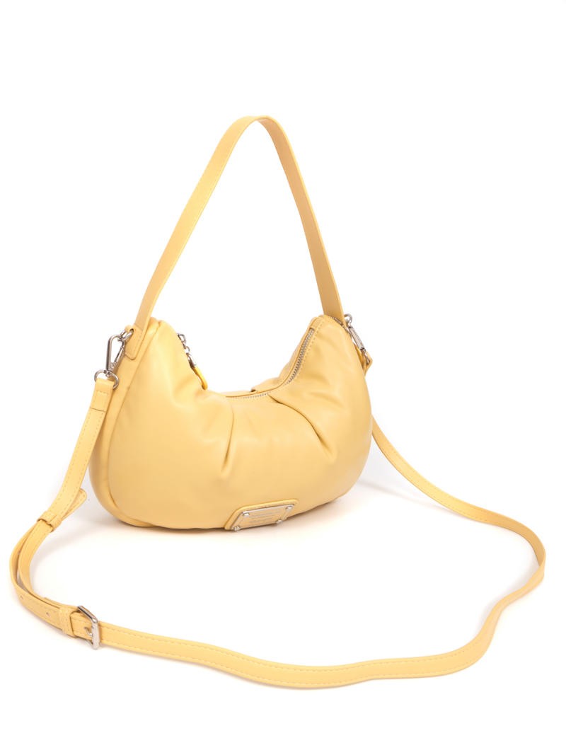 Cartera Baguette Amarilla Grande Brigid