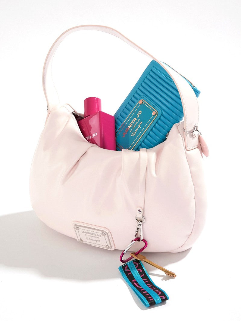 Cartera Baguette Rosa Grande Brigid
