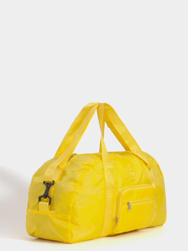 Bolso Mediano Plegable Para Viaje Amarillo Minimax