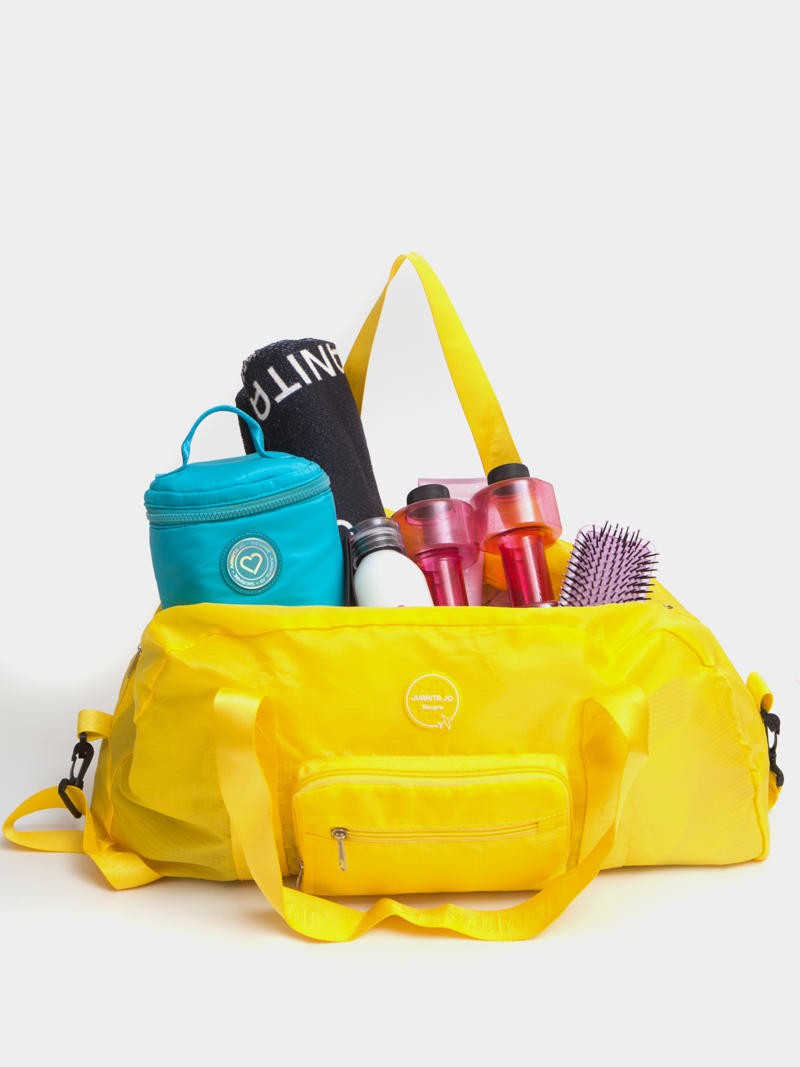 Bolso Mediano Plegable Para Viaje Amarillo Minimax