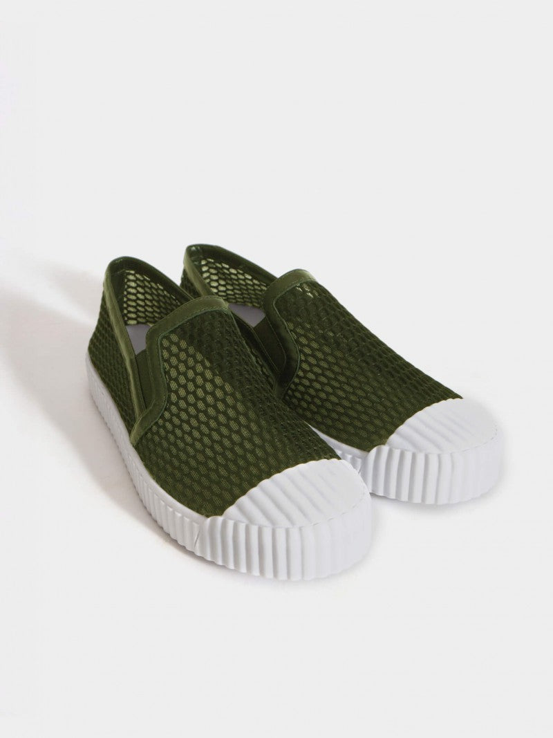 Zapatillas Slip-On Verde Filippa