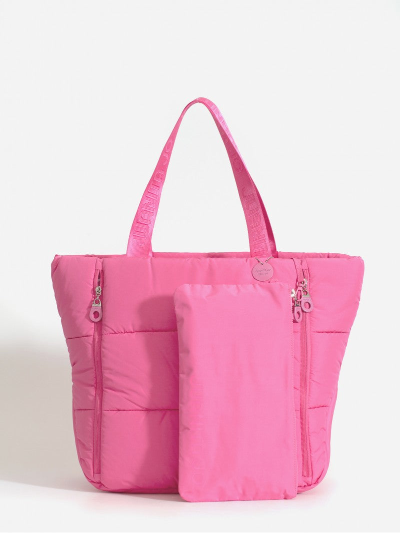 Cartera Puffer Fucsia