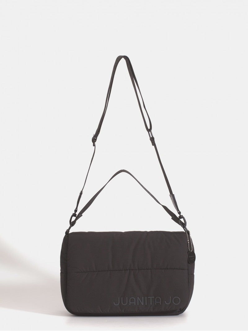 Bandolera Negra Puffer Caro