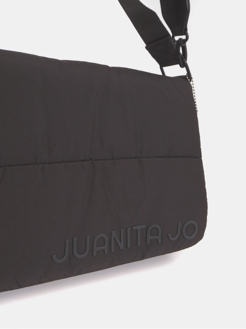 Bandolera Negra Puffer Caro