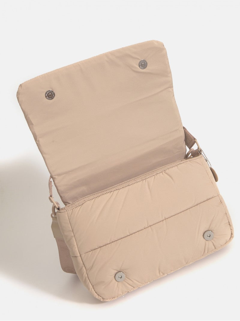 Bandolera Puffer Visón Caro