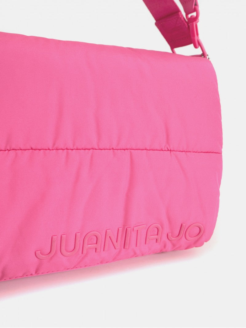 Bandolera Puffer Fucsia Caro