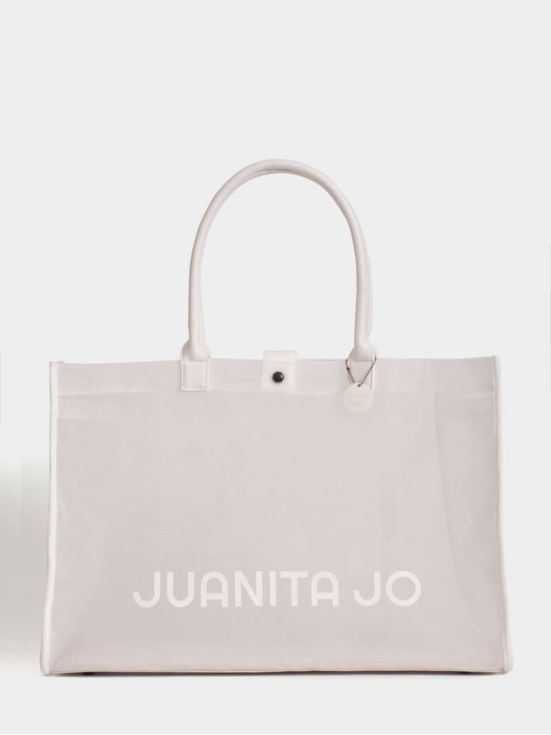 Bolso De Playa Blanco Nissi