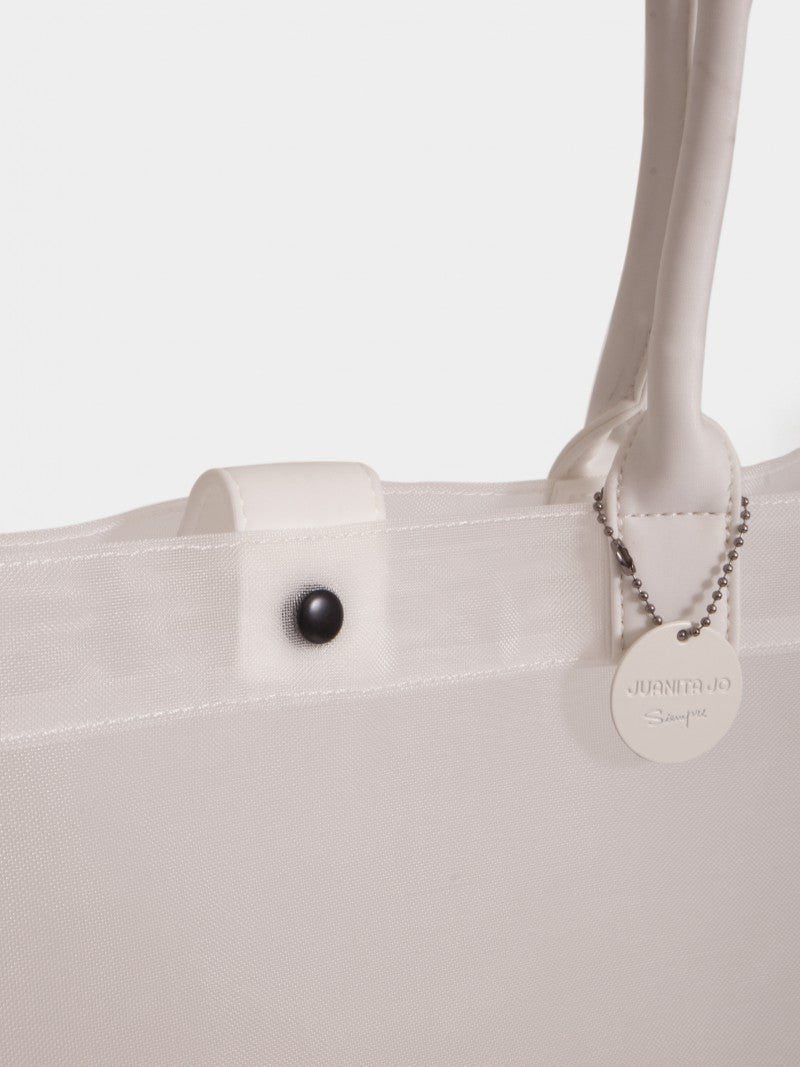 Bolso De Playa Blanco Nissi