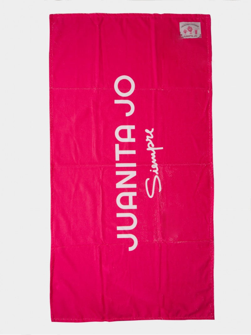 Bolso De Playa Mediano Fucsia Amalfi