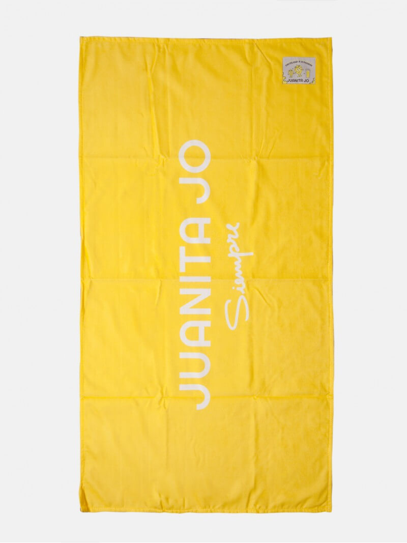 Bolso De Playa Mediano Amarillo Amalfi