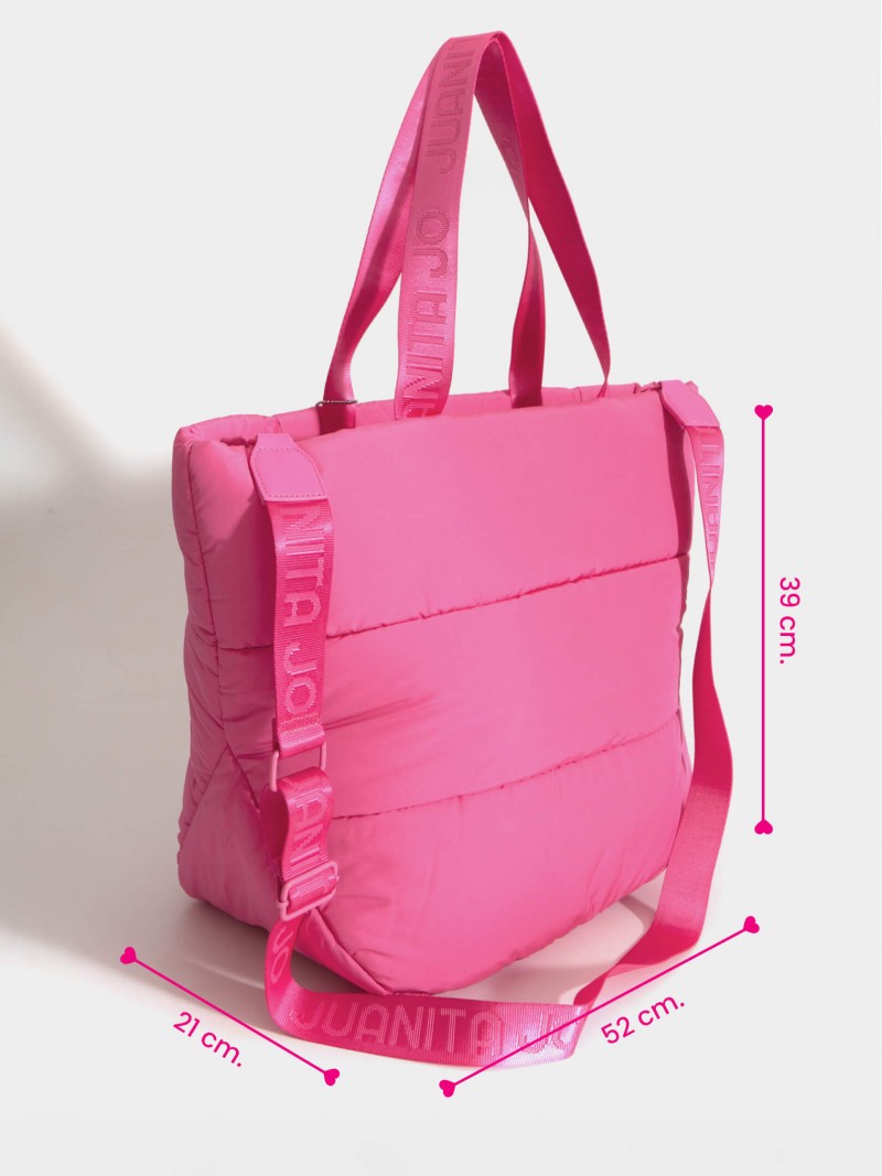 Cartera Puffer Fucsia