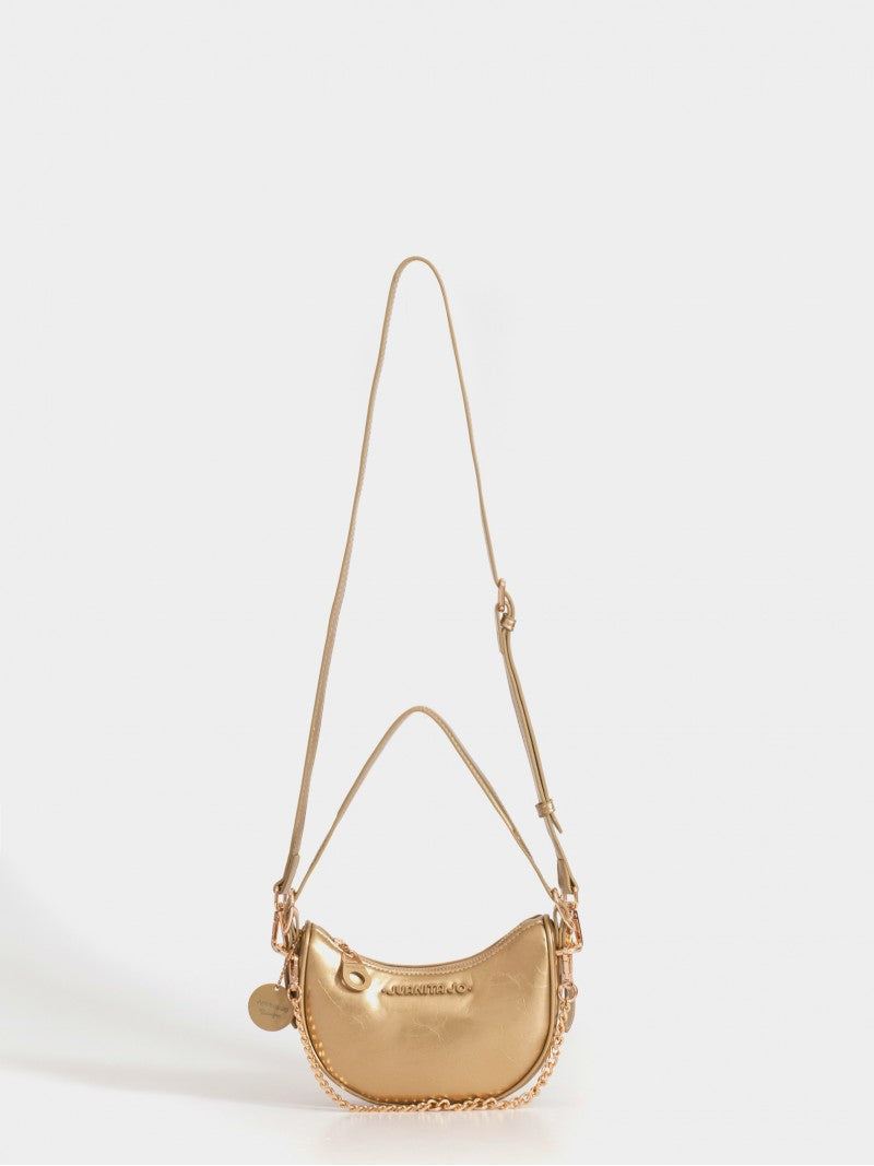Cartera De Hombro Oro Aura