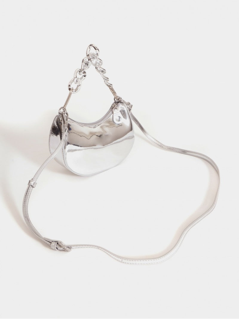 Minibag Plateada Sasha