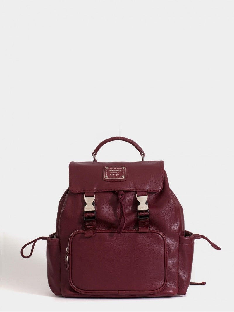 Mochila Para Notebook 14" Bordó Mediana Hadar