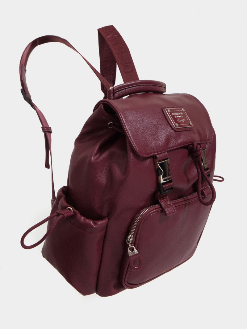 Mochila Para Notebook 14" Bordó Mediana Hadar