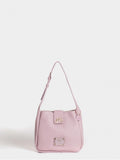 Cartera Rosa Tipo Bucket Chica Lina