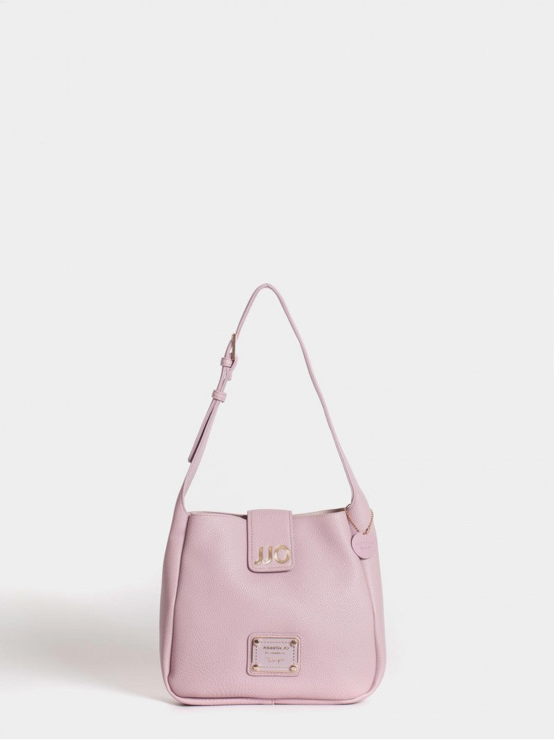 Cartera Rosa Tipo Bucket Chica Lina