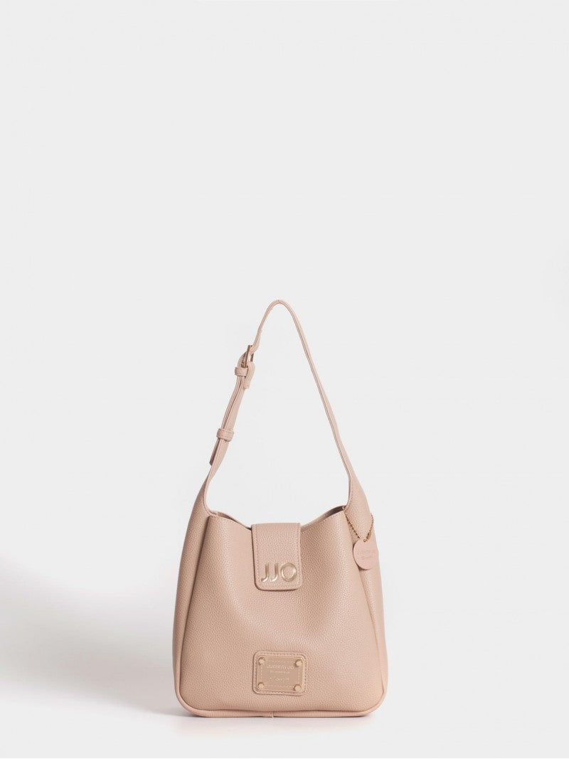 Cartera Camel Tipo Bucket Chica Lina