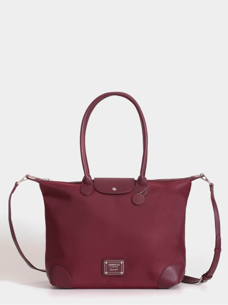 Cartera Tipo Maletín Porta Notebook 14" Bordó Mara