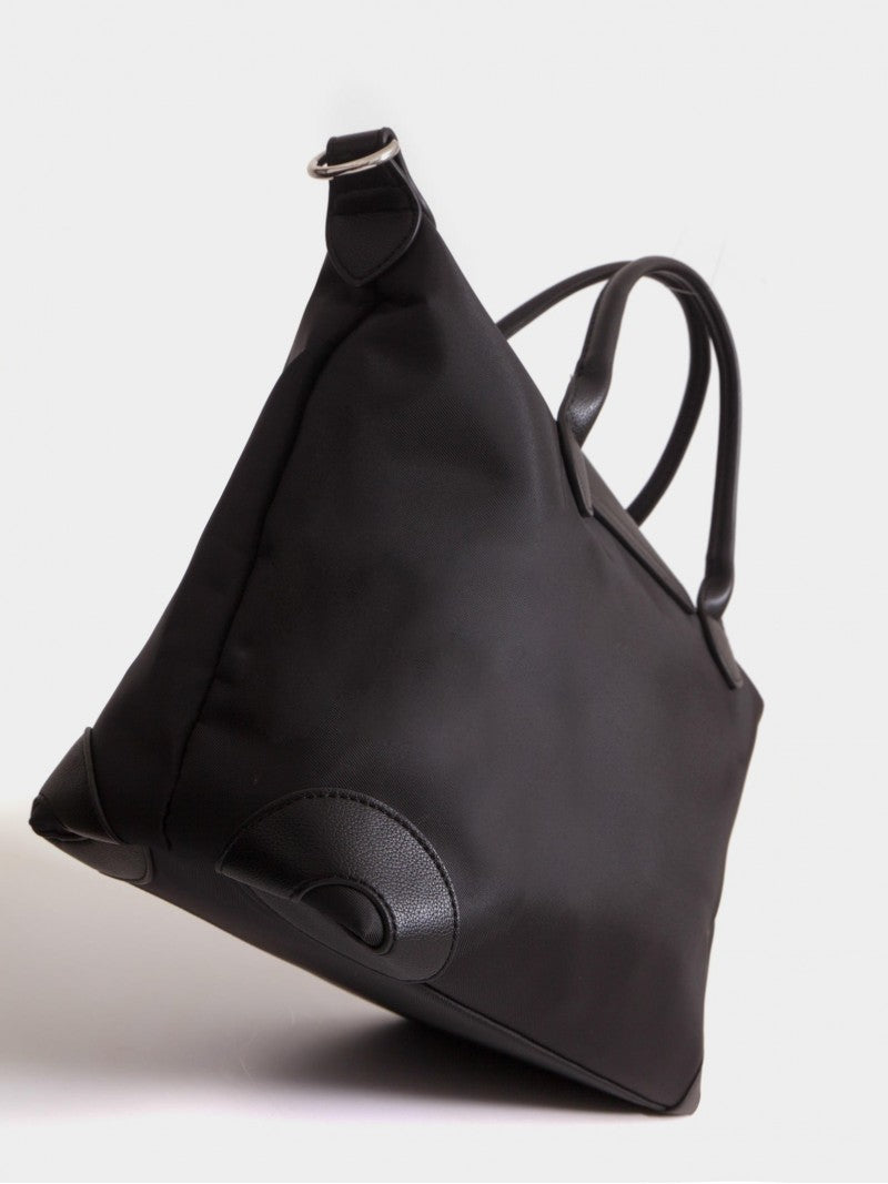 Cartera Negra Tipo Maletín Mediana Mara