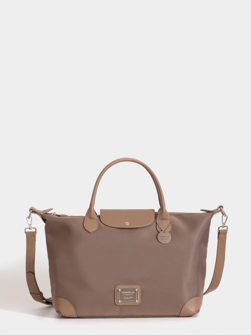 Cartera Mediana Tipo Maletín Visón Mara
