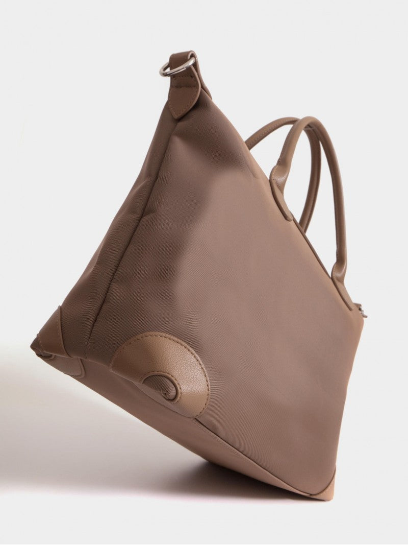 Cartera Mediana Tipo Maletín Visón Mara