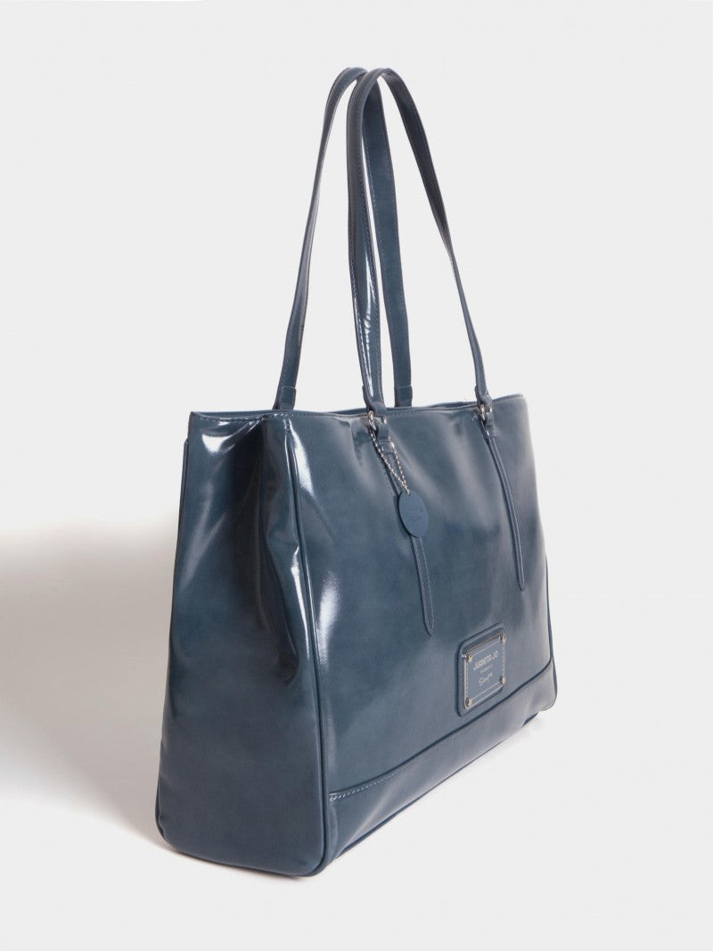 Cartera Porta Notebook Azul Worky Pro