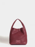 Cartera Mediana Bordó Lazo