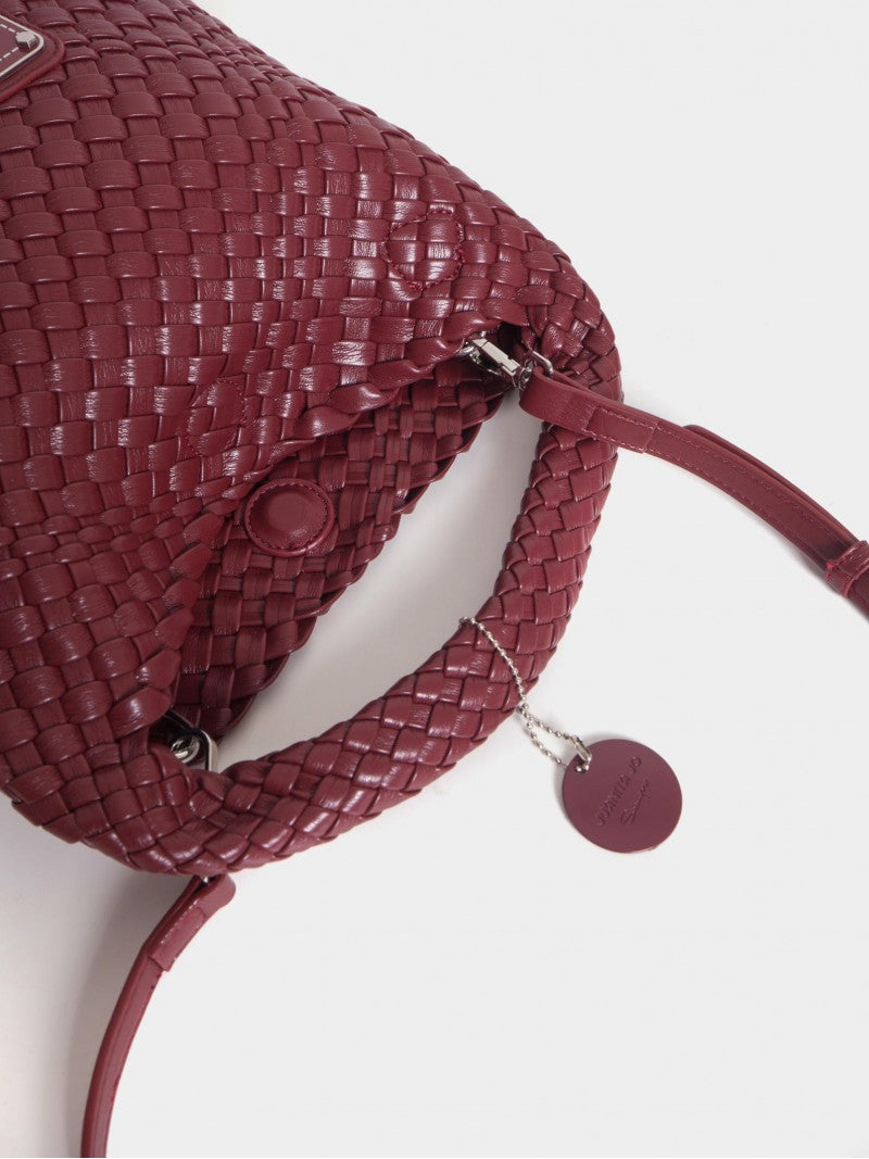 Cartera Bordó Chica Lazo
