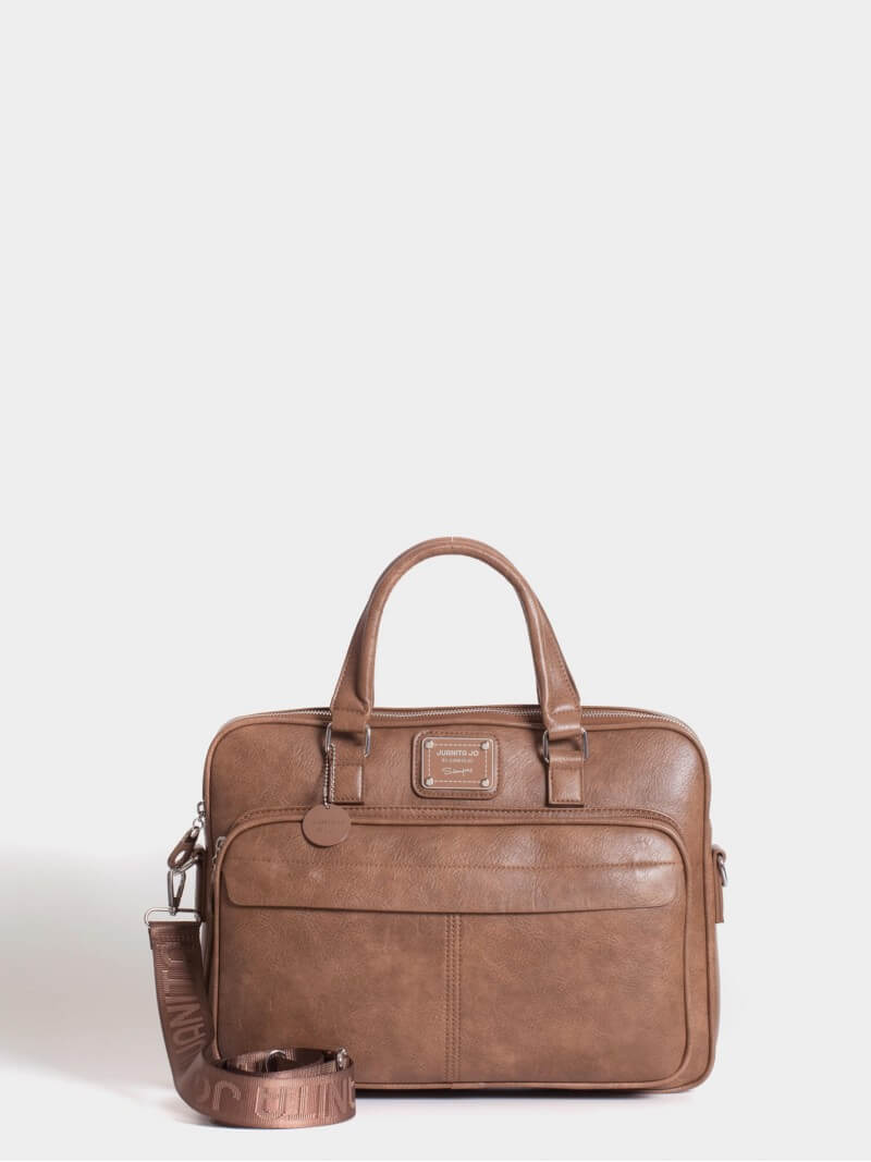 Maletín Porta Notebook Marrón Boss Slim