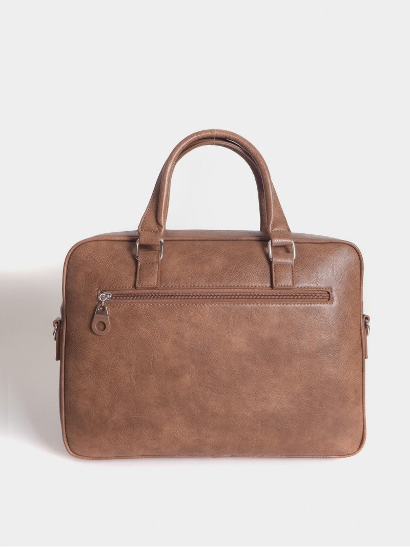 Maletín Porta Notebook Marrón Boss Slim