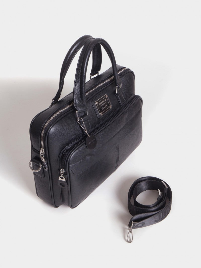 Maletín Porta Notebook Negro Boss Slim