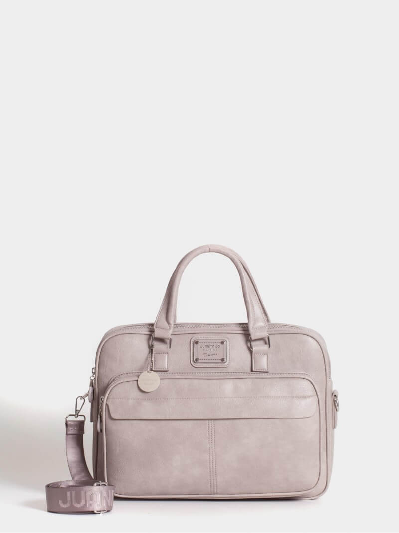 Maletín Porta Notebook Visón Boss Slim