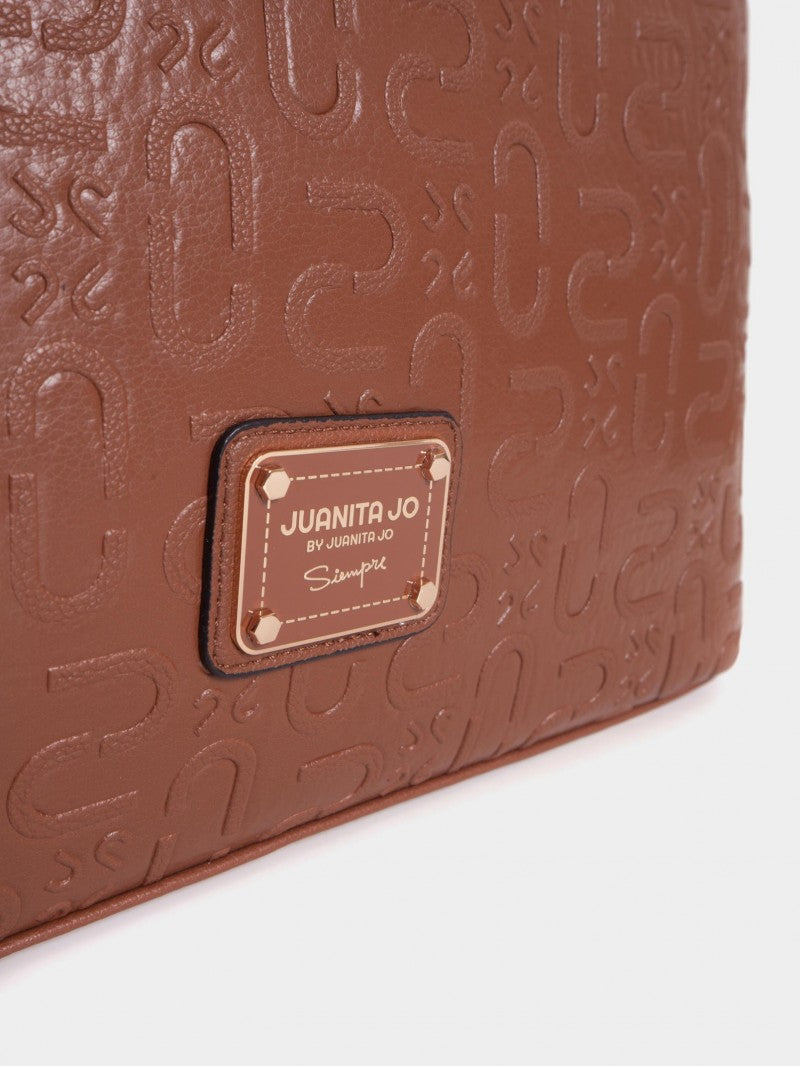 Cartera Porta Notebook Color Chocolate Monogram