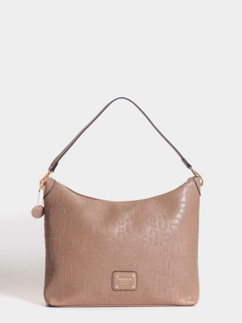 Cartera Porta Notebook Camel Monogram
