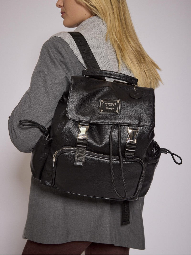 Mochila Para Notebook 14" Negra Mediana Hadar