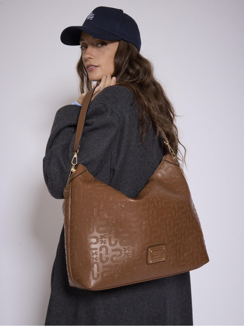 Cartera Porta Notebook Color Chocolate Monogram