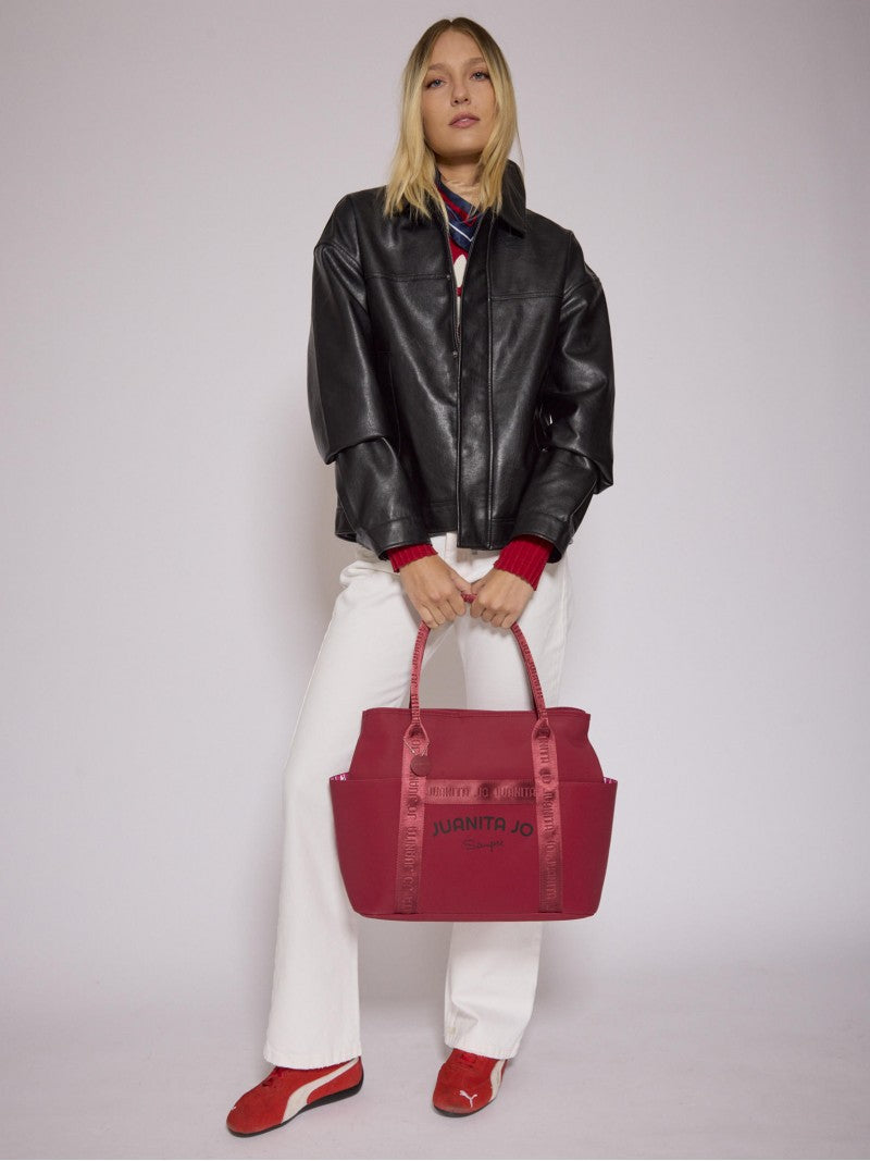 Cartera Grande Roja Fio