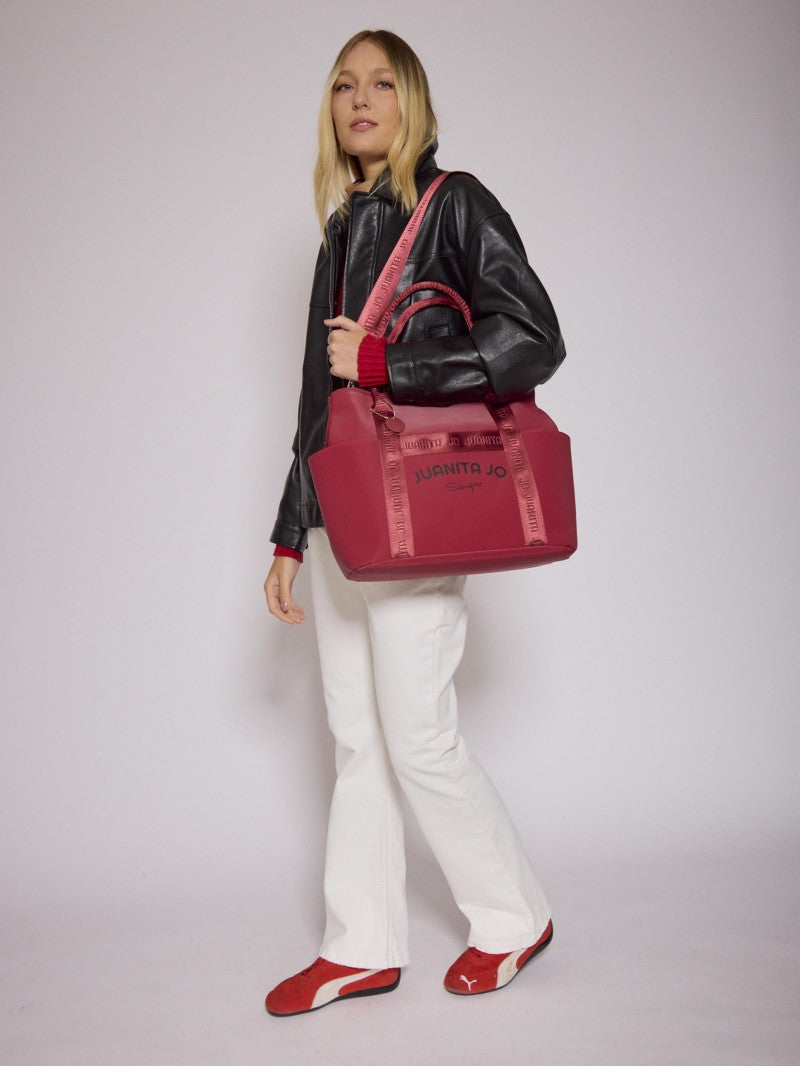 Cartera Grande Roja Fio