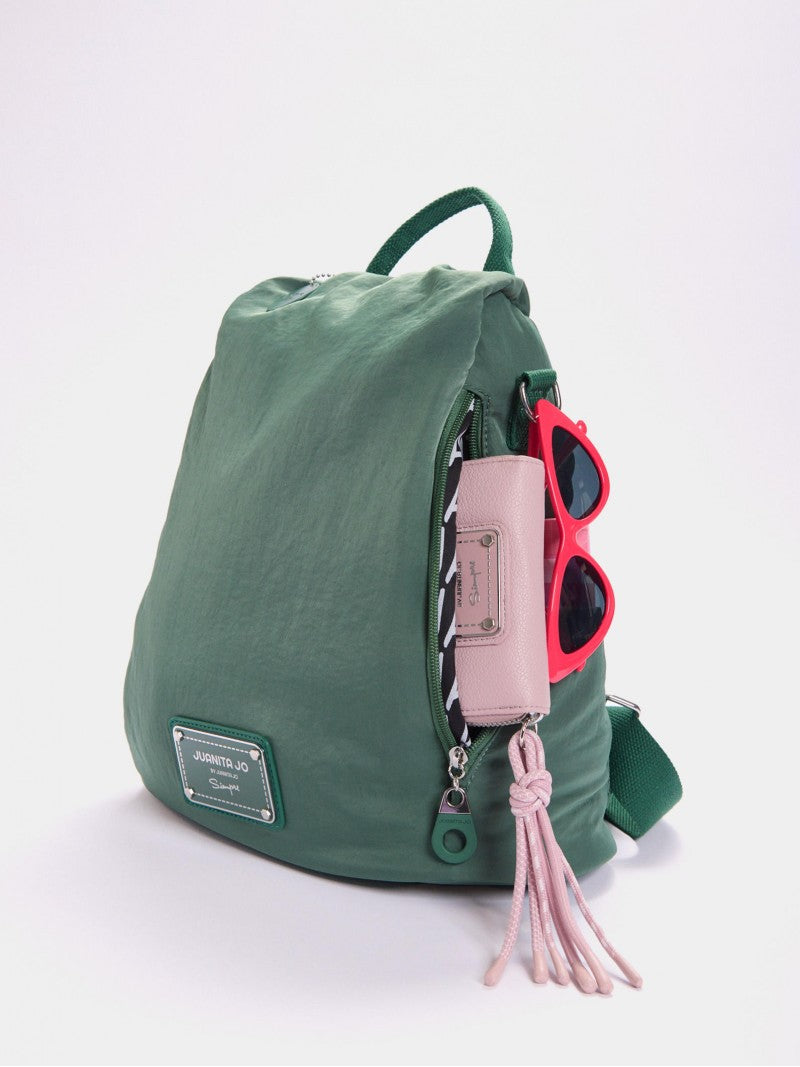 Mochila Antirrobo Verde Paz