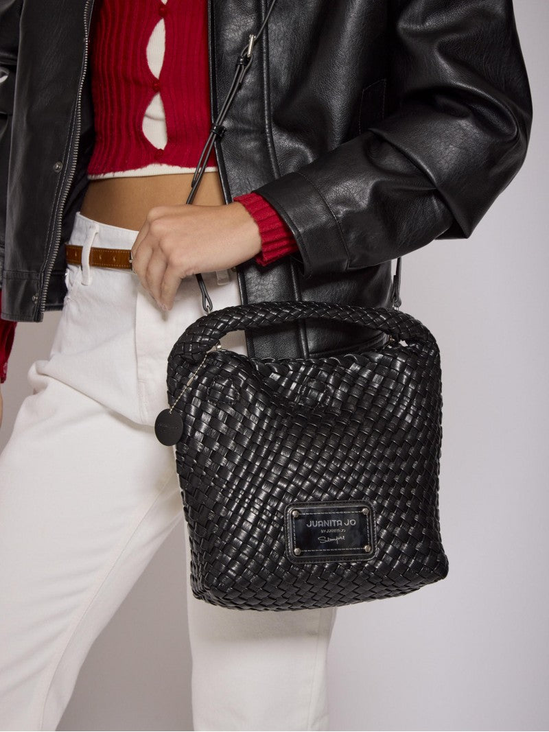 Cartera Negra Chica Lazo