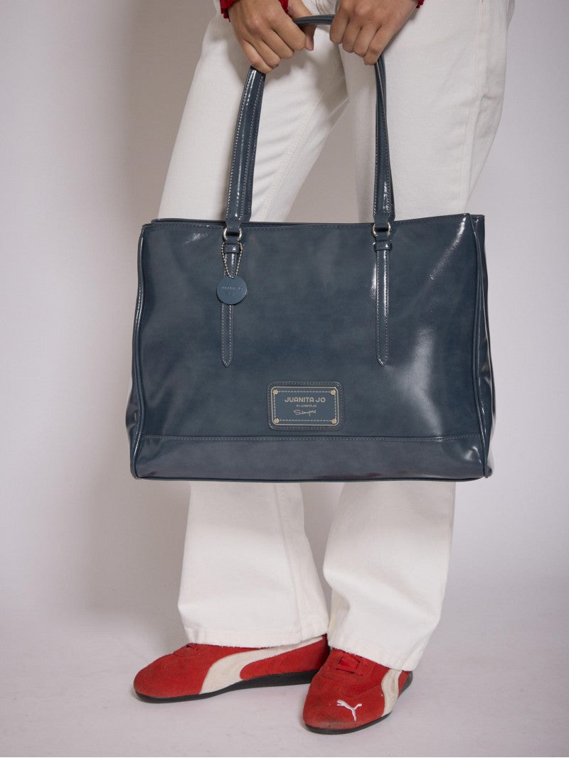 Cartera Porta Notebook Azul Worky Pro