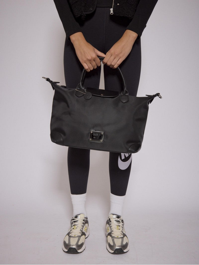 Cartera Negra Tipo Maletín Mediana Mara