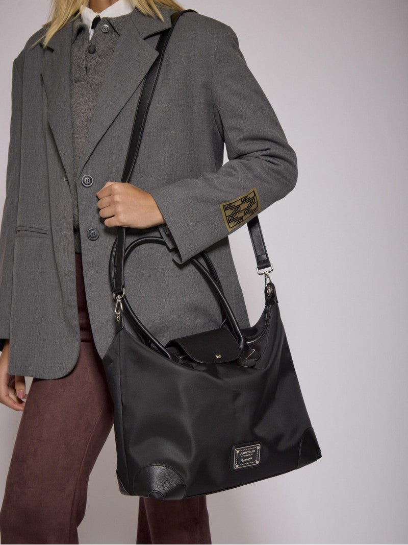 Cartera Negra Tipo Maletín Porta Notebook 14" Mara