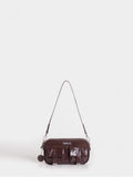 Cartera Bandolera Color Cacao Roxie