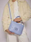 Cartera Chica Celeste Puffer