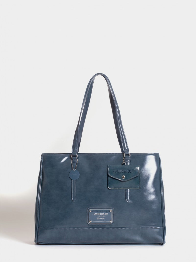 Cartera Porta Notebook Azul Worky Pro